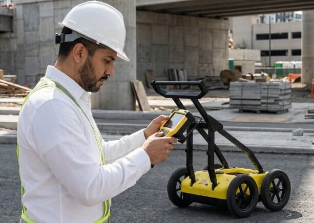 Servicio con Tecnología GPR para detección de redes y estructuras subterráneas