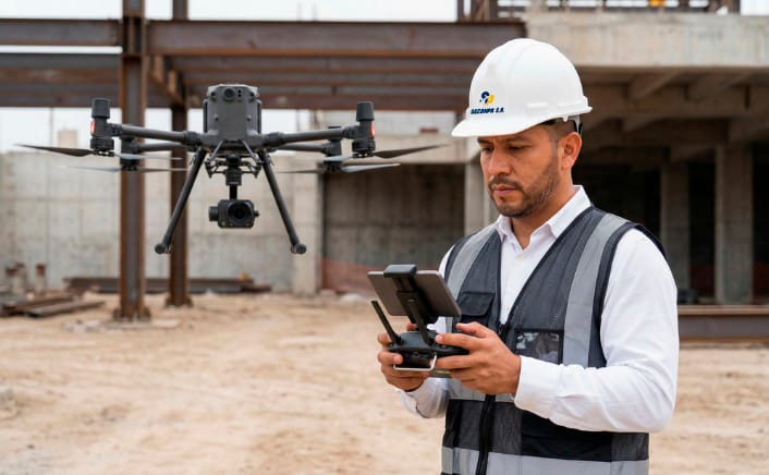 Servicios con drones y sensores