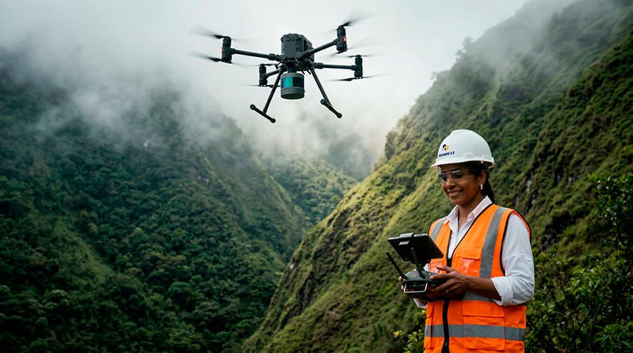 Topografía LiDAR en Colombia: Innovación para Vías 4G, 5G y Obras Civiles