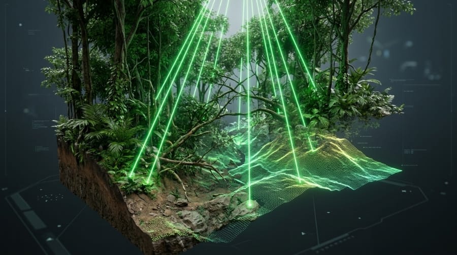 Escaneo LiDAR en Pedernales Mapeo de Terrenos Complejos sin Deforestación