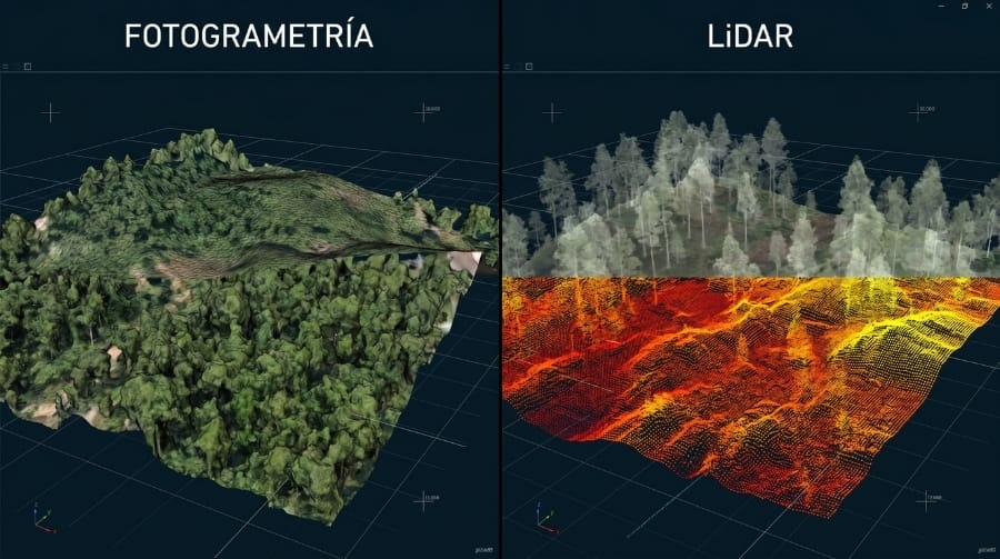 LiDAR vs. Fotogrametría con Drones ¿Cuál tecnología necesita su proyecto civil