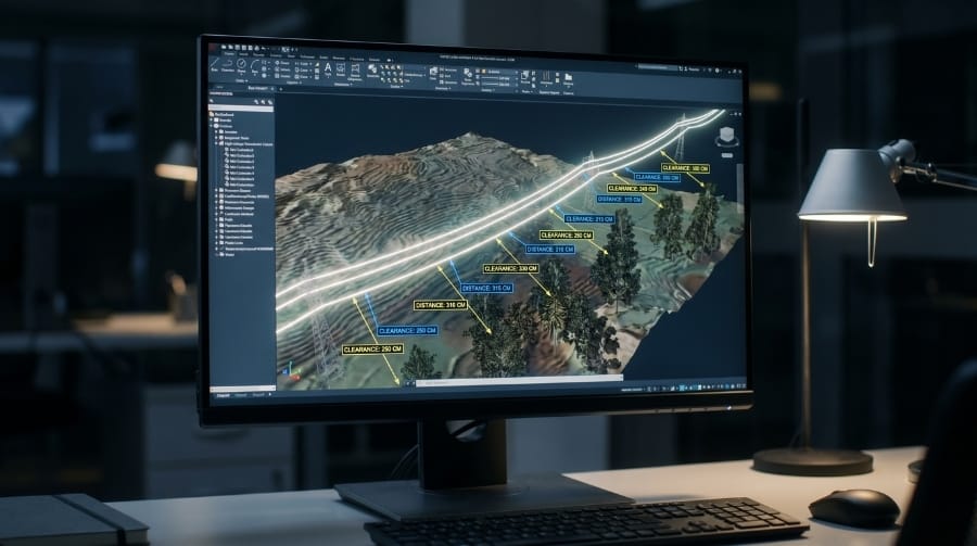 Mapeo LiDAR para Líneas de Transmisión Eléctrica e Infraestructura Crítica