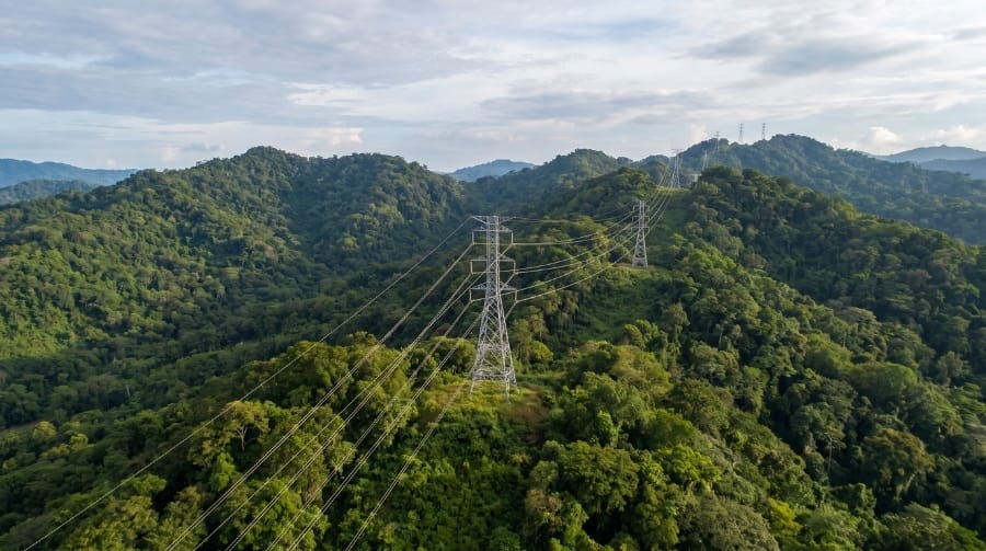 Inspección de Líneas de Transmisión con Topografía LiDAR en Panamá