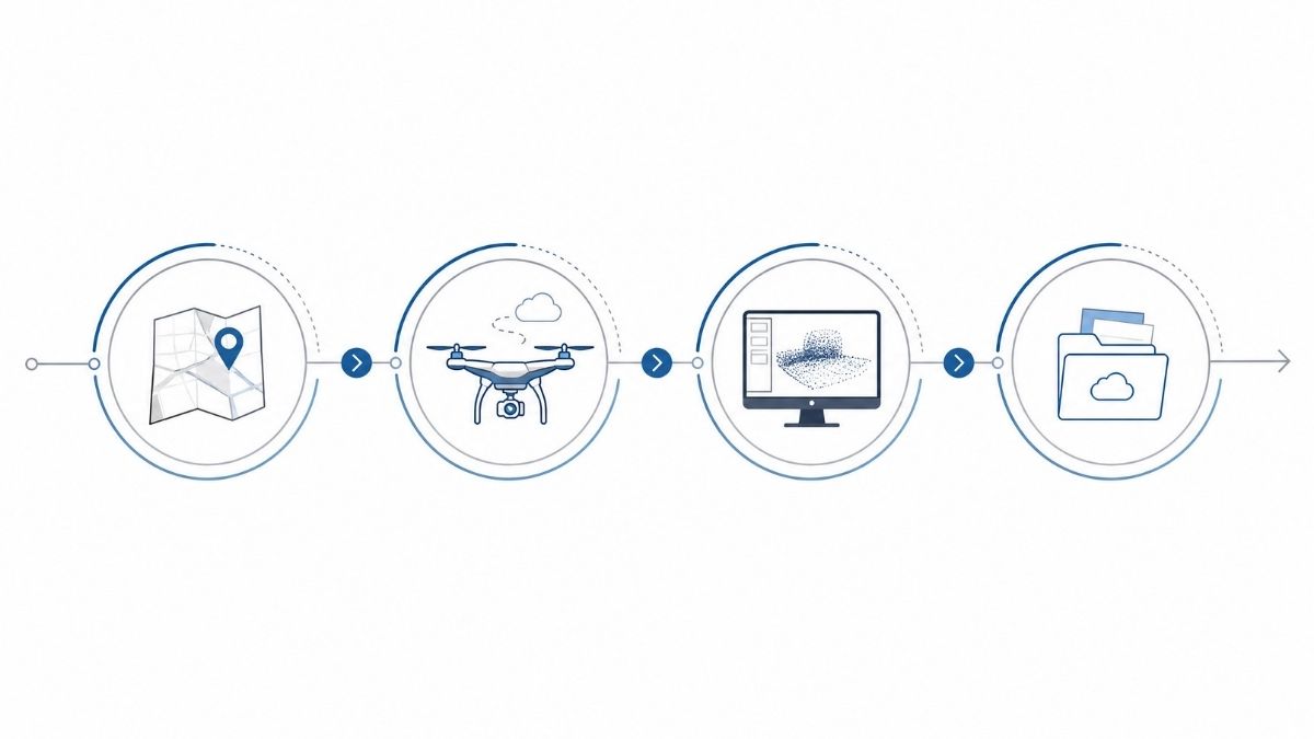 Proceso completo de un estudio LiDAR desde la planificación hasta los entregables